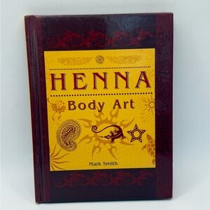 Henna Body Art Hardcover Book by Mark Smith, 64 pages